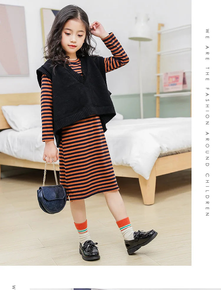 Girls Casual Leather Shoes Kids Flats Tassels with Bow-knot British Style Soft Slip-on Loafers for Wedding Party Bright Skin New