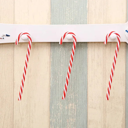 Christmas Decorations Christmas Tree Ornaments Christmas Candy Canes Red and White Canes, Holiday Scene Decorations