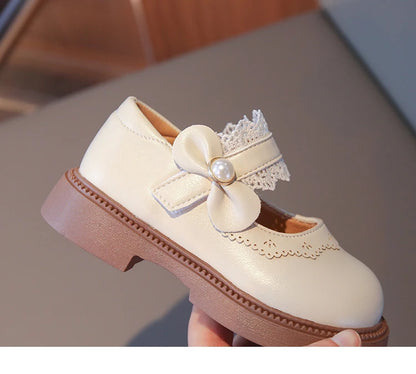 Girls Fashion Leather Flats – Soft Sole