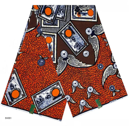 Latest Style Ankara Wax Print Fabric High Quality African Wax  Fabric 100% Cotton Soft African Guaranteed Veritable Real Wax