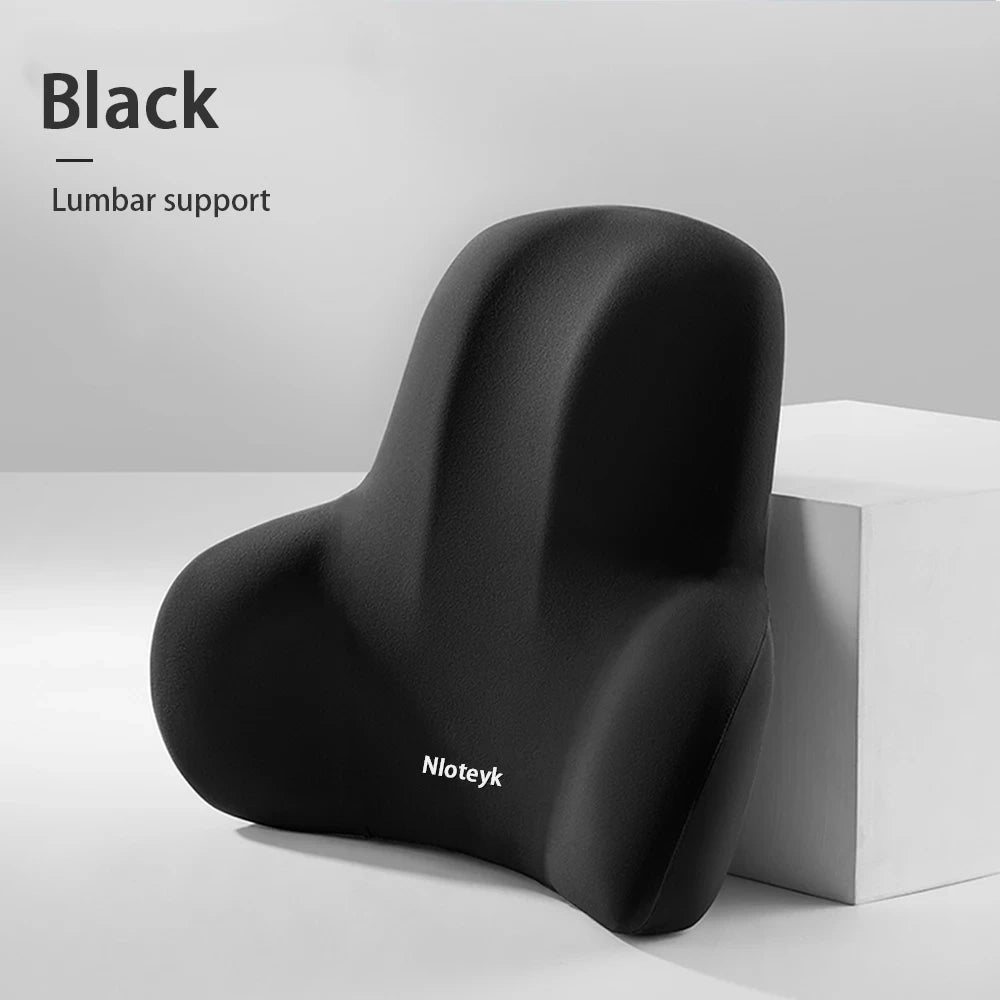 Crisluvᵀᴹ Memory Foam Car Neck Pillow – Headrest &amp; Back Support
