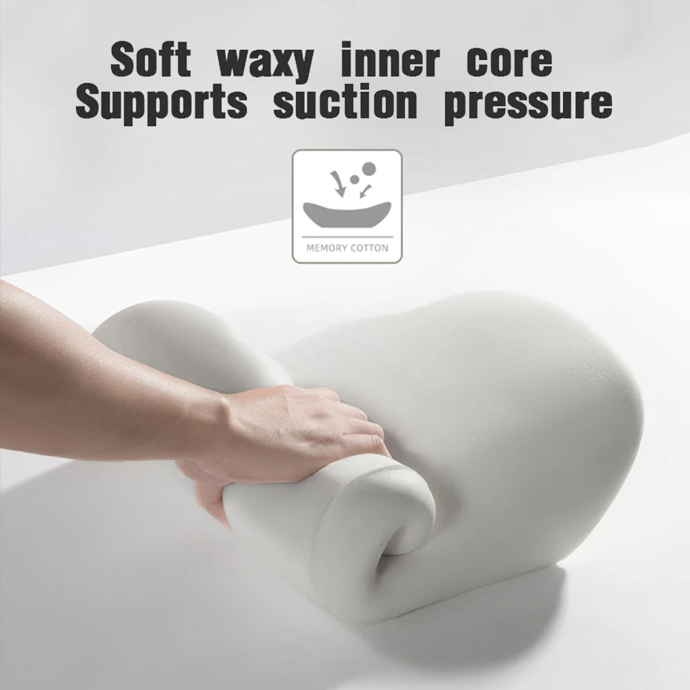 Crisluvᵀᴹ Memory Foam Car Neck Pillow – Headrest &amp; Back Support