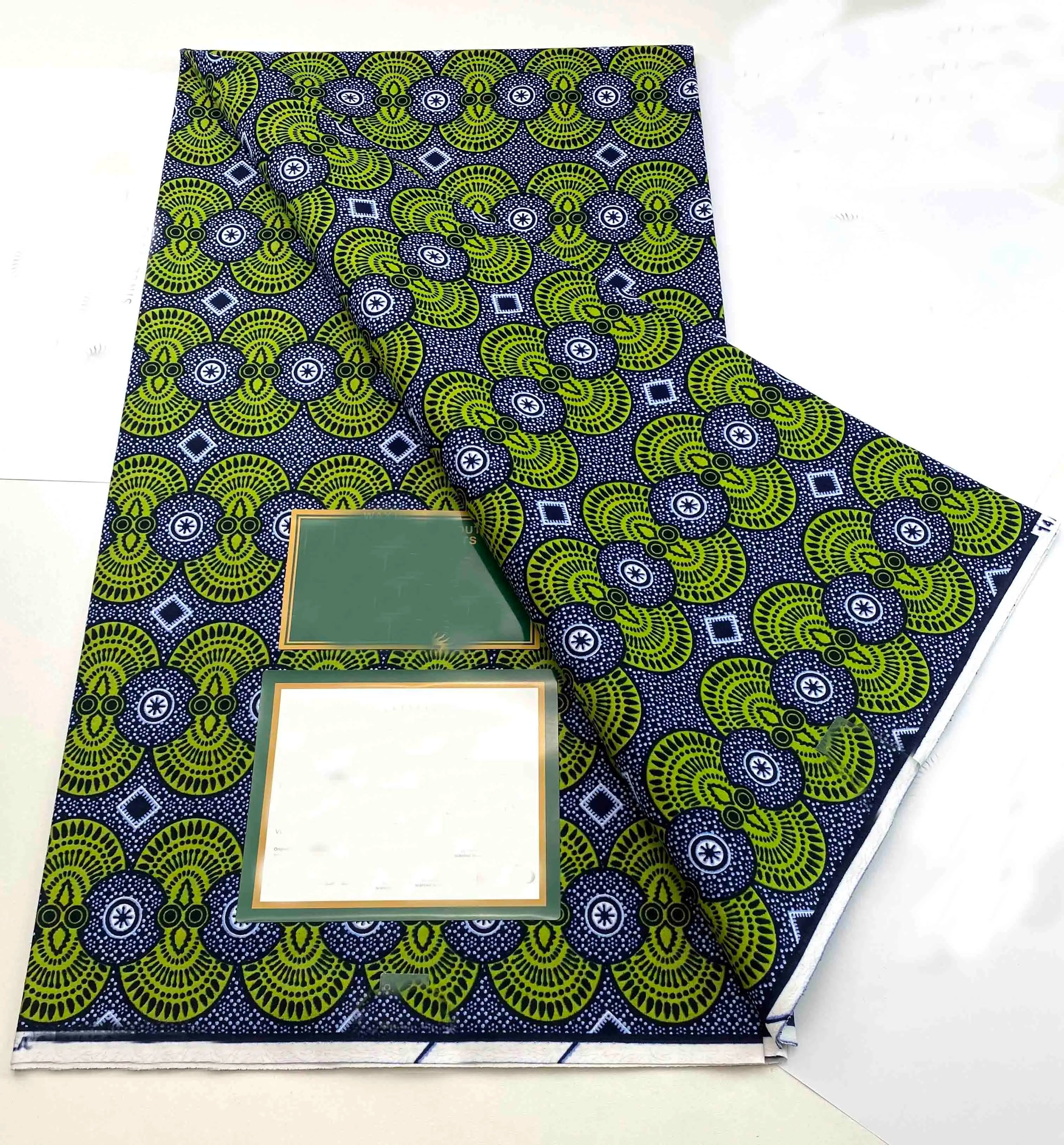 100% Cotton Batik Nigeria Women Style Ankara Wax Fabric Soft Pagne 2025 New Guaranteed Veritable African Real Wax Prints Fabric