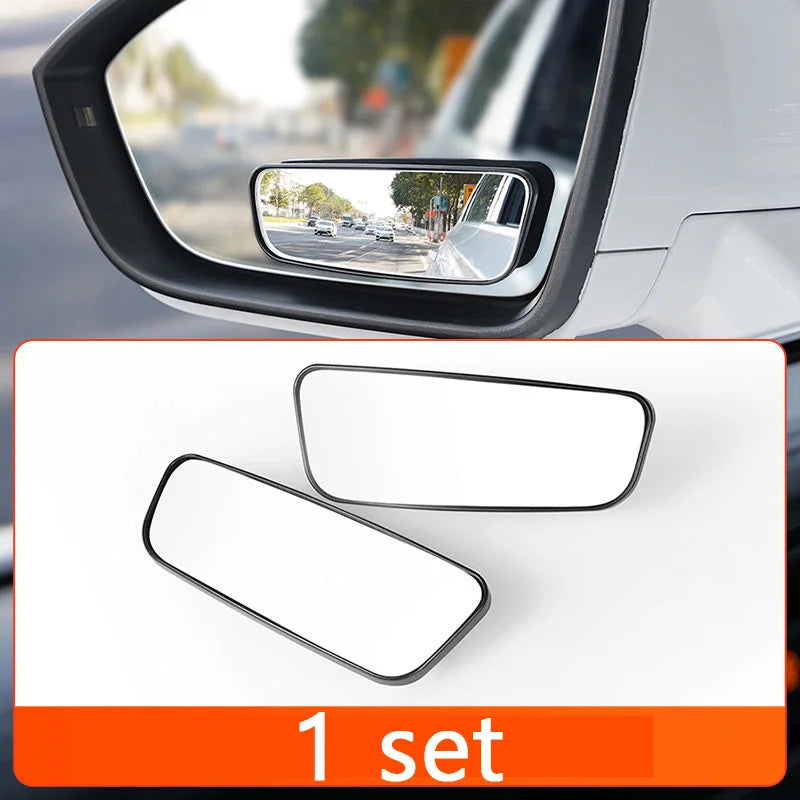 360 Degree Adjustable Blind Spot Mirror 2Pcs Wide Angle Car Mirror