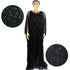 African Sequin Chiffon Maxi Dress Plus Size