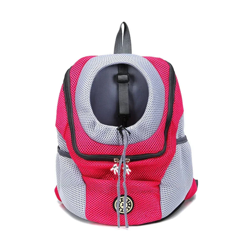 Crisluvᵀᴹ Double-Shoulder Pet Carrier Backpack – Breathable Travel Dog Bag