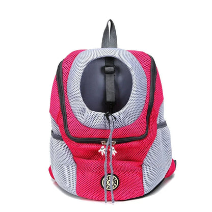 Crisluvᵀᴹ Double-Shoulder Pet Carrier Backpack – Breathable Travel Dog Bag