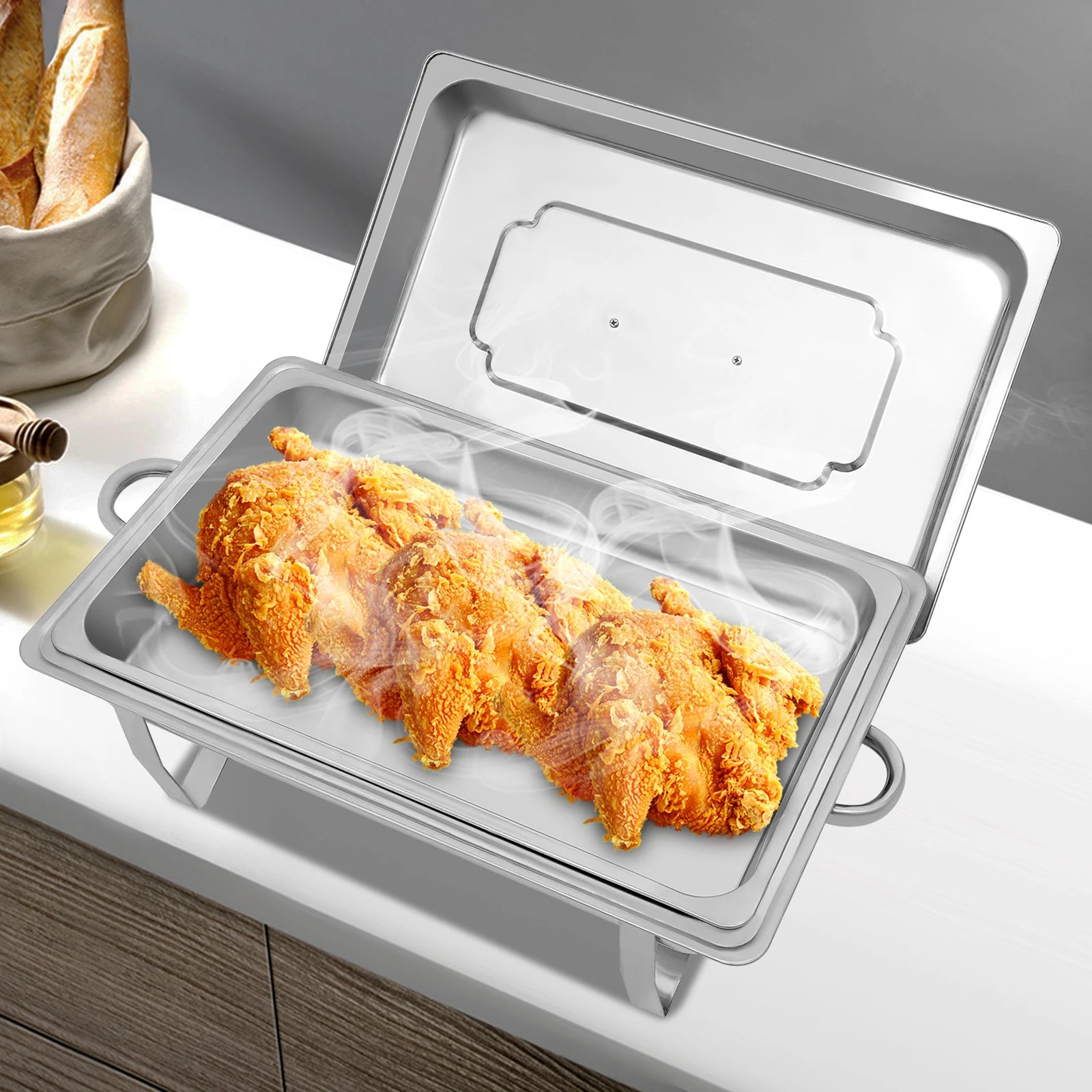 Crisluv 9L Stainless Steel Chafing Dish