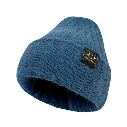 Autumn Winter Solid Color Baby Boys Girls Hat Knitted Soft Kids Beanie Cap For 0-6 Month Newborn Toddler Windproof Warm Hat 2025
