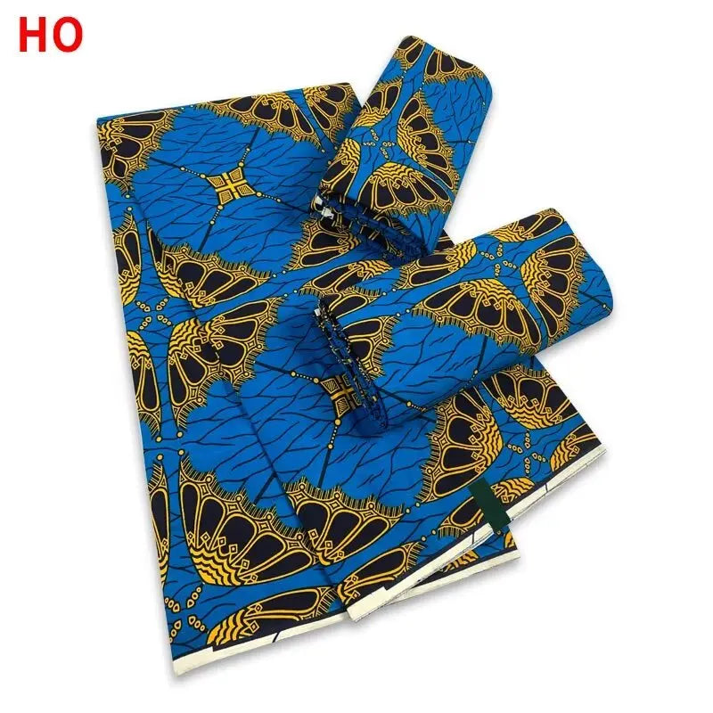 Print Guaranteed Veritable Ankara African Real Wax Fabric Soft Pagne for Dress New Arrival High Quality Original 100% Cotton
