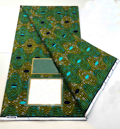 100% Cotton Batik Nigeria Women Style Ankara Wax Fabric Soft Pagne 2025 New Guaranteed Veritable African Real Wax Prints Fabric