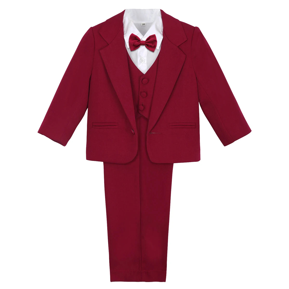 Baby Boy Tuxedo Suit – Infant Formal Wedding &amp; Birthday Gentleman Outfit