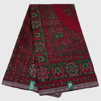 100% Cotton Latest Ankara Wax Fabric High Quality African Wax Print Soft Guaranteed Veritable Real Dutch Pagne for Dresses