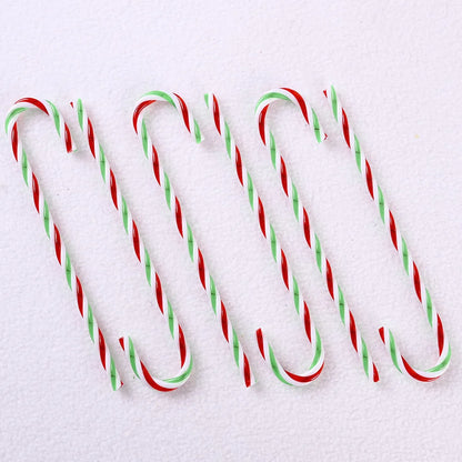 Christmas Decorations Christmas Tree Ornaments Christmas Candy Canes Red and White Canes, Holiday Scene Decorations