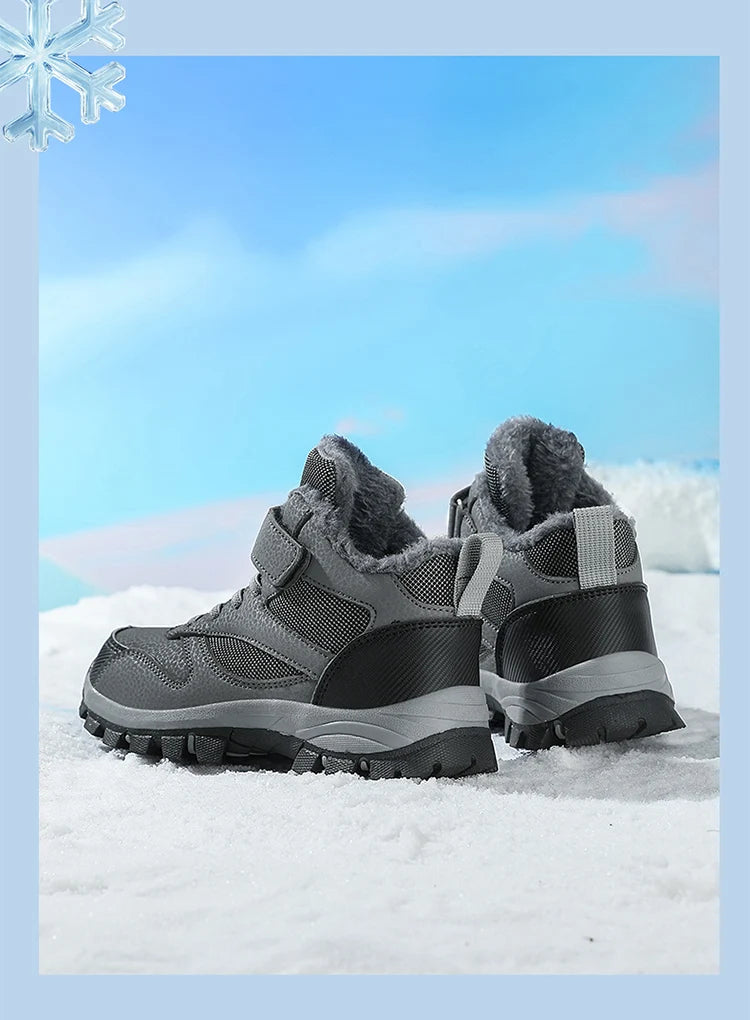 Crisluv Kids Plush Winter Snow Boots