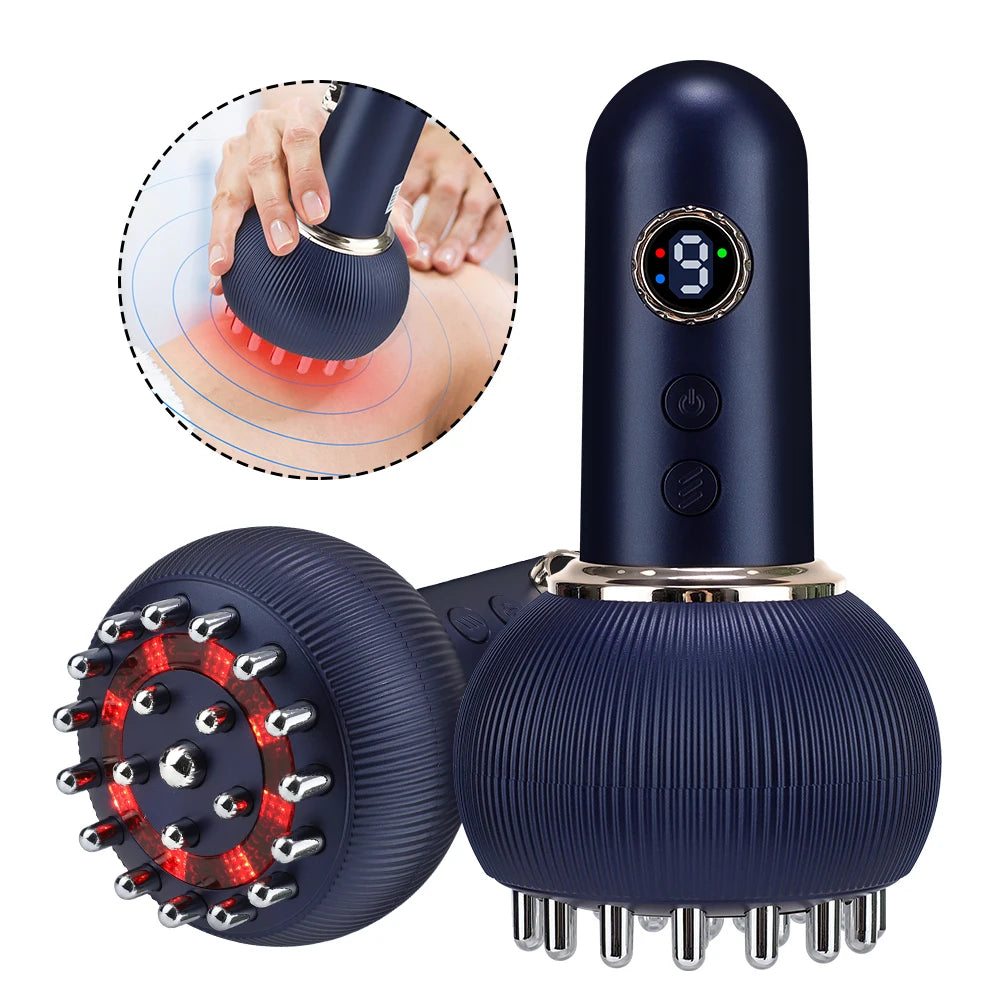 Electric Lymphatic Drainage Massager – Microcurrent Anti-Cellulite Body Brush